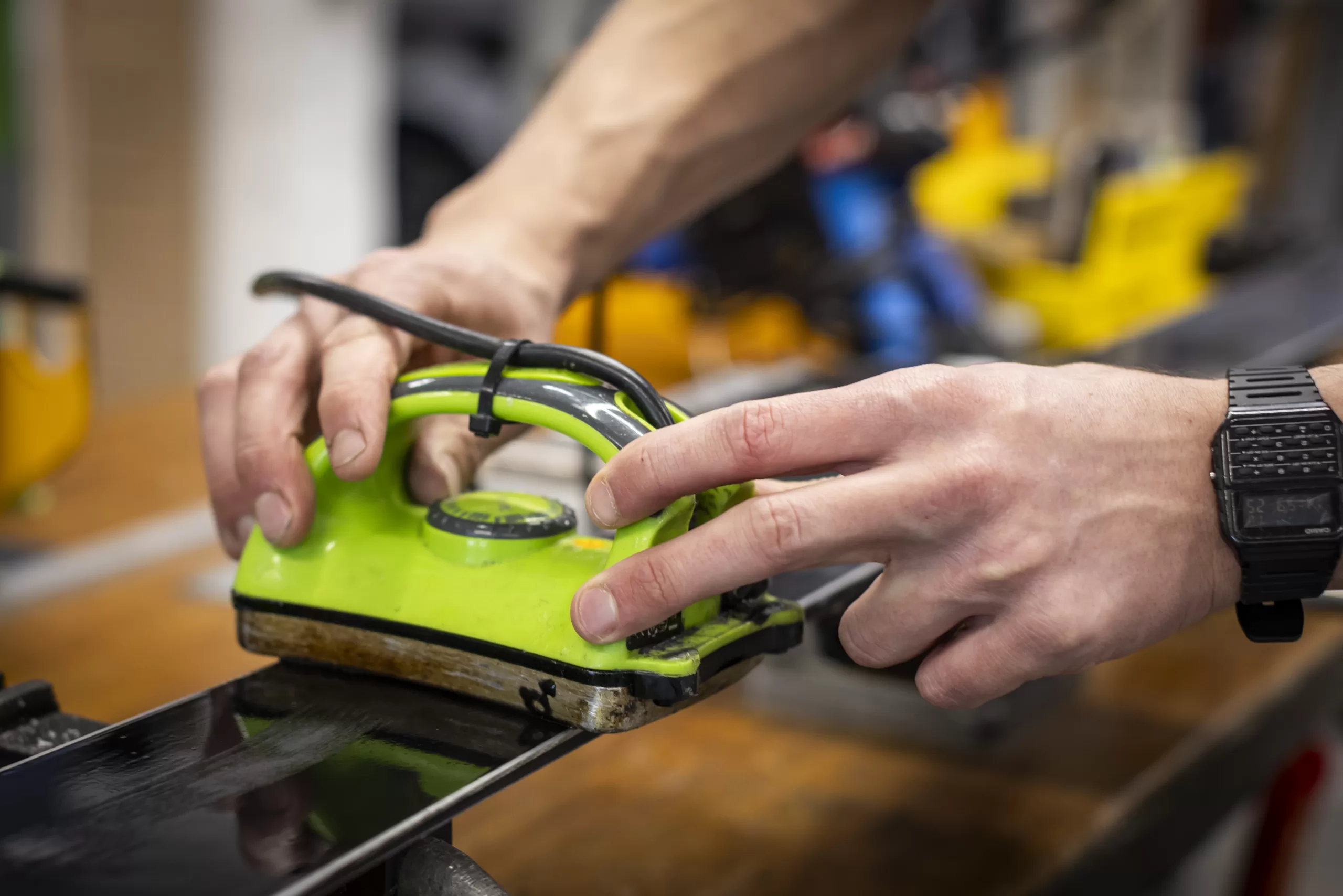 Ski Service Verbier Waxing Skis